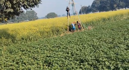 औरैया में कच्चे तेल की खोज का अभियान शुरू